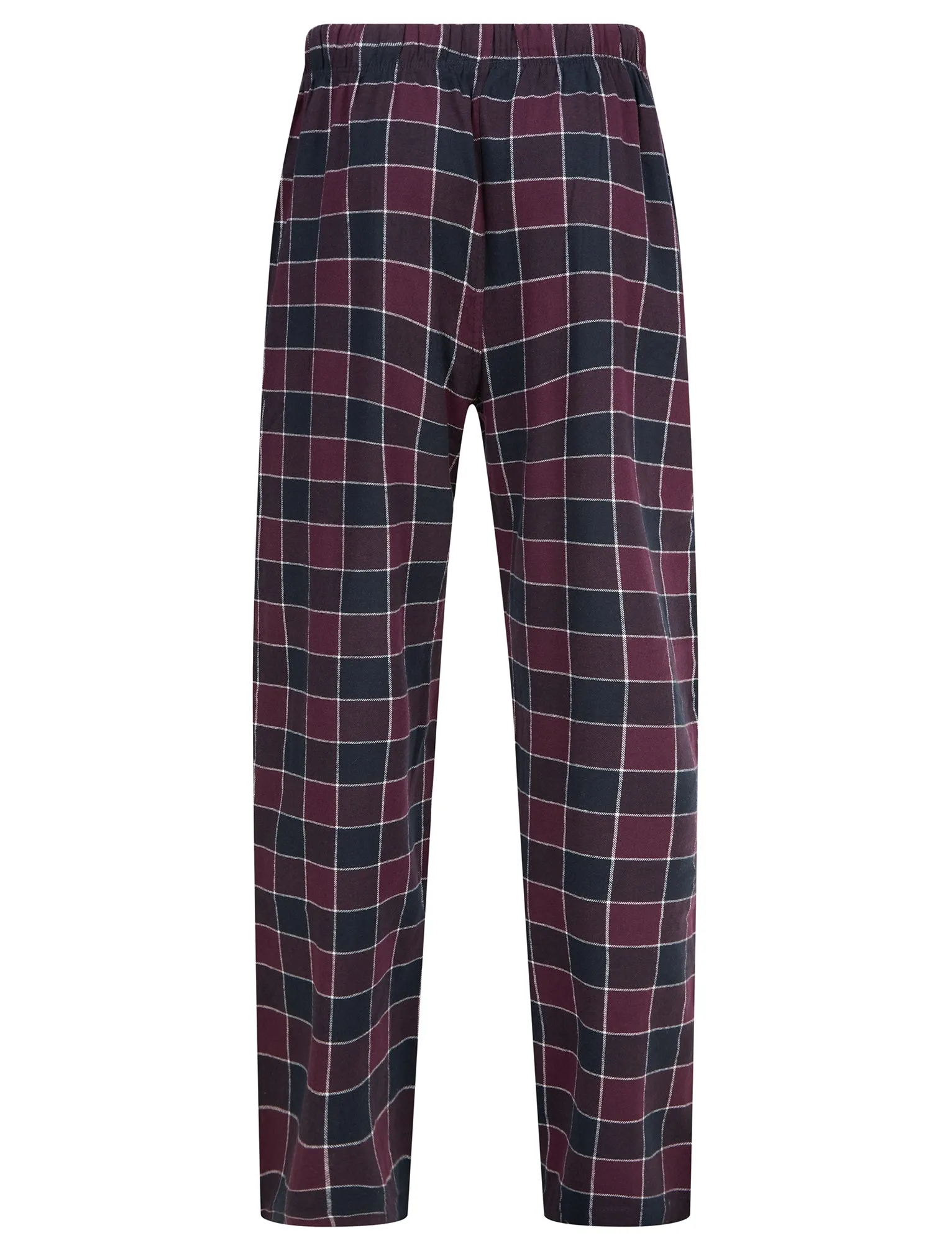 Tayos Brushed Flannel Checked Lounge Pants in Potent Purple - Tokyo Laundry