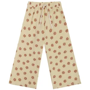 The Wide Leg Pant by Rylee   Cru - Lemon Daisies - KIDS