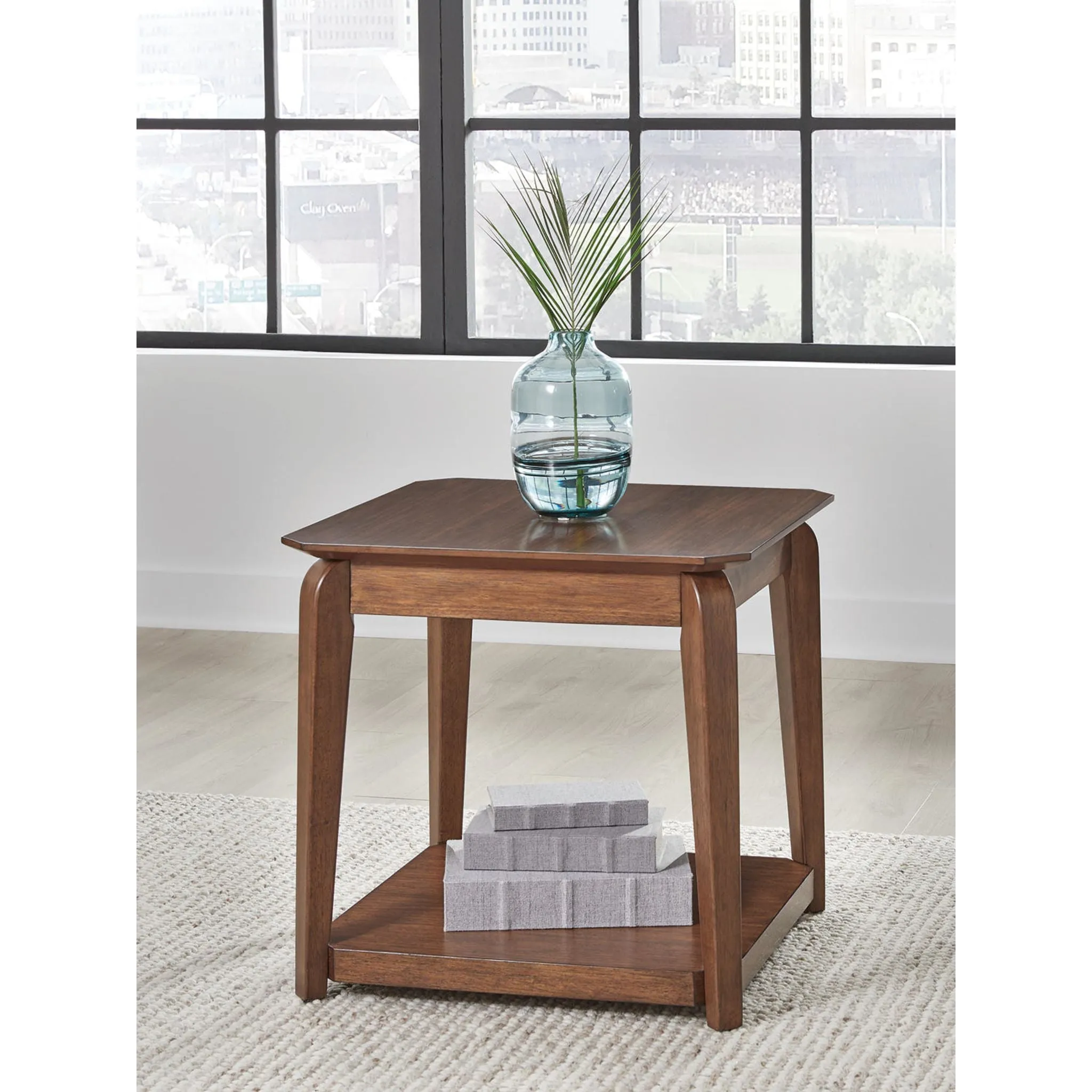 Trenmour End Table - Medium Brown