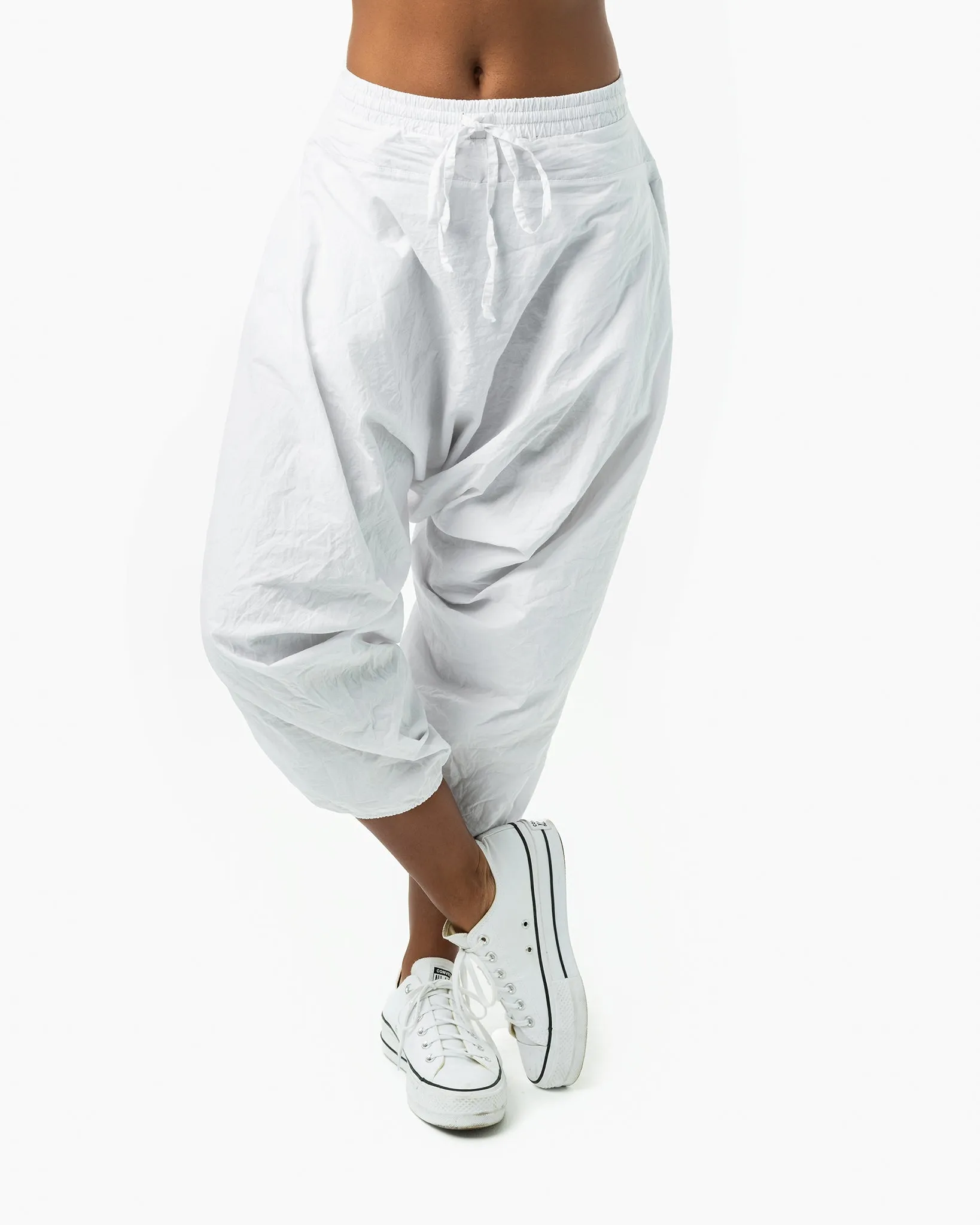 White Fall Savannah Harem Pants